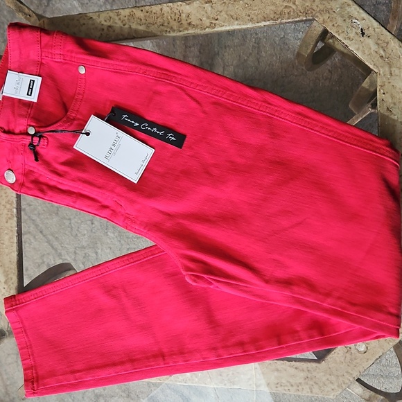 NWT Judy Blue Red High Waist Jeans Size 27 - Picture 1 of 11
